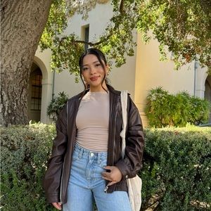 oversized leather jacket from prettylust